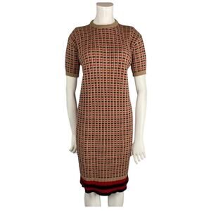 Vintage 1970s Countrywise Macshore Knit Dress Women’s XL Made USA